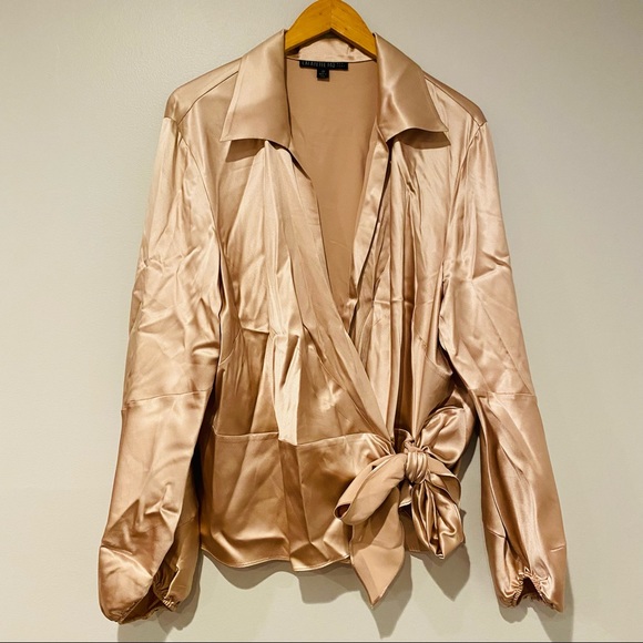 Lafayette 148 New York Tops - Lafayette 148 New York Silk Analise Blouse